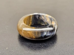 Natural Pietersite Namibia Ring Band US Size 6.5 - Picture 1 of 6