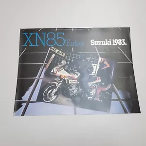 1983 Suzuki XN85 Turbo Sales Brochure Advertising Literature - Foto 1 di 4