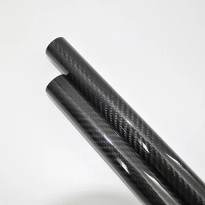 Roll Wrapped Carbon Fiber Tube/Tubing 3k OD 36mm x ID 30mm 34mm x Length 1000mm - Picture 1 of 7