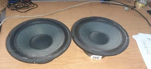 2x Unbranded 10" speaker drivers from Phonic SEM710 cabs 80Watts, 8 ohms (344CC) - Picture 1 of 12