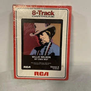 Willie Nelson MY OWN WAY 8 Track Tape SEALED CLUB 1983 Outlaw Country Rock Pop - Picture 1 of 3