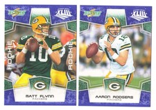 2008 Score Super Bowl XLIII BLUE Team set 1200 sets made - GREEN BAY
