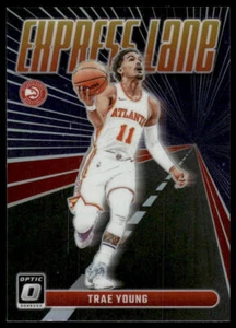 2023-24 Donruss Optic #22 Trae Young Express Lane Atlanta Hawks - Picture 1 of 2