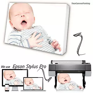 Impresión en lona personalizada A2 - 16"" x 20"" - tu imagen foto impresa y enmarcada en caja - Imagen 1 de 5