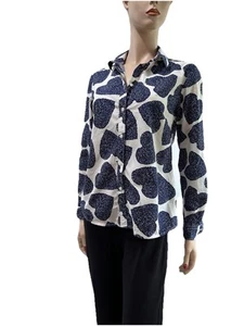 Boden Blue White Polkadot Buttondown shirt size6R - Picture 1 of 21