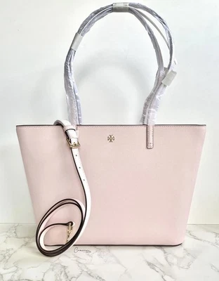 NUEVO Bolso de Mano Tory Burch Edición Limitada Pequeño de Cuero Rosa en Polvo Minorista: $398 Foto 1 de 4