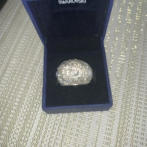 Swarovski Crystal Ring Size R - Picture 1 of 7