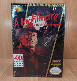 Gem MINTY BOX CIB A Nightmare on Elm Street complete in nes RARE lot w/ Shrink