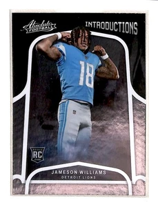 2022 Absolute Introductions Jameson Williams Detroit Lions #INT-7 - Picture 1 of 2