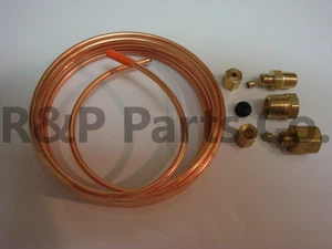 Oil Pressure Gauge Copper Tubing Line Kit 1/8" x 6' for Massey Ferguson Harris - Picture 1 of 4