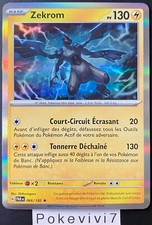 Nintendo - Carte Pokémon ZEKROM FULL ART HOLO REVERSE 114/114 NOIR