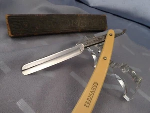 UNIKAT! Rasiermesser FERMARUD Gebr.LANG SOLINGEN 3/8 straight razor GERMANY XX - Imagen 1 de 6