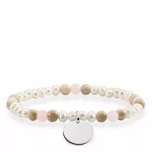 Thomas Sabo Armband Love Bridge NEU Coin silber gravierbar LBA0110-350-7-L 15,5 - Bild 1 von 1