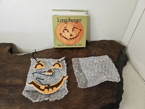 Longaberger 2001 Jack O'Lantern Tie-Ons ~ originalverpackt - Bild 1 von 6