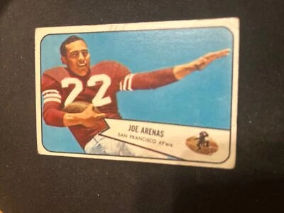 1954 Bowman Football Card #30 Joe Arenas San Francisco 49ers Vg Free Shipping! - Image 1 of 4