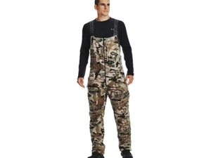 Under Armour Men's UA Rut Windproof Bibs (Ridge Reaper Barren Camo) 2XL - Picture 1 of 5