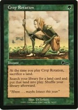 Top Crop Rotation/changing Planting-Urza's Legacy-English (EXC +)