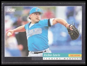MLB 1993 Pinnacle Score Florida Marlins Richie Lewis 280 béisbol CB-1-1-A-30 - Imagen 1 de 7