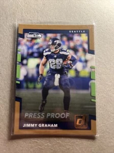 2017 Donruss Press Proof Bronze #92 Jimmy Graham Seattle Seahawks - Picture 1 of 1