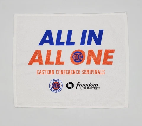 All In NY Knicks Towel 2023 Playoffs Cover
