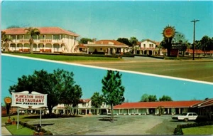 Postal de Florida Malloy's Motel Plantation House Restaurante Marianna FL Malloy - Imagen 1 de 2