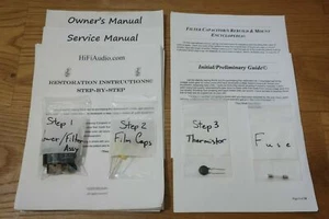 EICO HF-35 amp restoration recap repair upgrade rebuild kit filter capacitor - Picture 1 of 8
