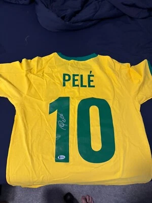 Camiseta firmada por Pelé PSA auténtica Foto 1 de 3