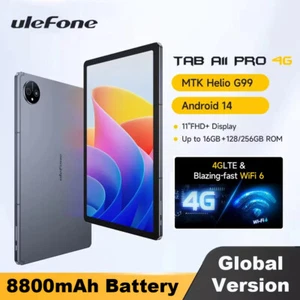 Global Ulefone Tab A11 Pro 4G Tablet 11'' FHD+ 8800mAh OctaCore 128GB/256GB 16MP - Picture 1 of 16