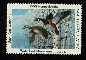 1988 $5.50 Pennsylvania State Duck MNH Free Shipping in the USA!! - Picture 1 of 1