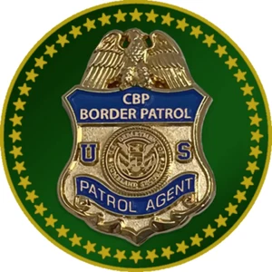 Border Patrol Agent CBP Honor First Lapel Pin cloisonné with dual pin posts BPA - Picture 1 of 4