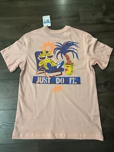 Nike Spring Break Hippie Playa Planta Tropical Talla Mediana Camisa Nueva Rara FQ3748 607 - Imagen 1 de 5