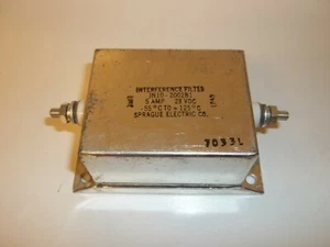 10pcs, Filtro Linea Rumore Interferenza Sprague 5A fino a 28vdc Autoradio FS - Foto 1 di 4