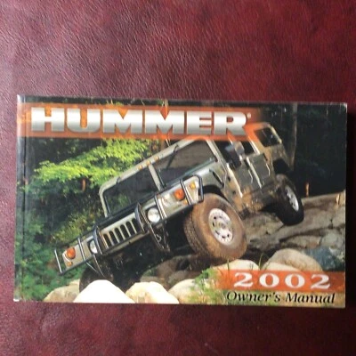 2002 HUMMER H1 OWNERS MANUAL BOOK GUIDE ALL MODELS GREAT CONDITION! - Image 1 of 3