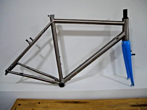 MINT Titanium Touring/Gravel Frame w/ Fork and headset Ask 2 Ship - Picture 1 of 10
