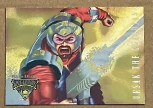 Fleer Ultra 1995 - Skeleton Warriors - Tarjeta Powerblast - #4 Ursak The Guardian - Imagen 1 de 2