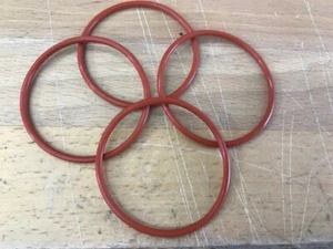 HONDA ATC250R TRX250R TRX ATC 250R BDT EXHAUST FLANGE HIGH TEMP O-RING SET 4 PCS - Picture 1 of 3