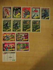 1990 Impel Marvel Comics Lot of 14 - Captain America / X-Men / Checklist - Picture 1 of 4
