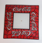 Vintage Coca Cola Ceiling Light Shade Stained Glass Cover Tiffany Lamp Style