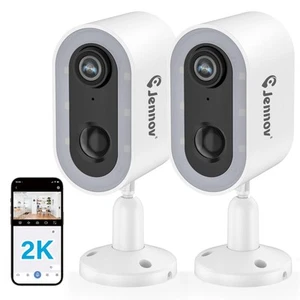2K Wireless Outdoor & Indoor Camera,Wi-Fi Battery Powered Camera with AI Smar... - Picture 1 of 7