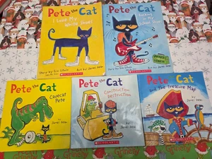 PETE THE CAT - ERIC LITWIN & JAMES DEAN - LOT OF 5 PAPERBACK BOOKS - - Picture 1 of 2