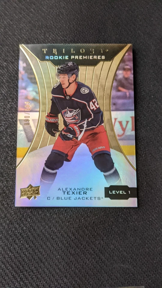 2019-20 Upper Deck Trilogy ALEXANDRE TEXIER #65 90/999 Rookie Premieres RC - Image 1 of 1