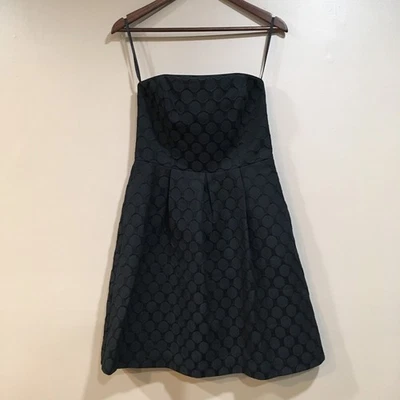 Vestido negro acampanado sin tirantes White House Black Market talla 4 Foto 1 de 4