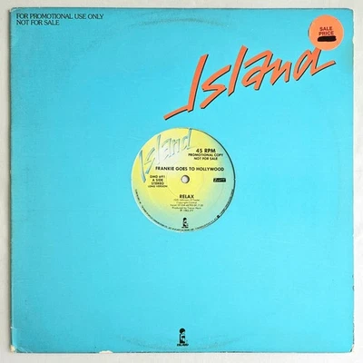NEW WAVE / SYNTH-POP - FRANKIE GOES TO HOLLYWOOD - RELAX - ISLAND RECORDS PROMO — 第 1/4 张图片