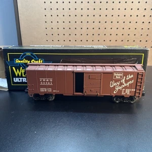 Weaver Chicago Burlington & Quincy (Way Of The Zephyr)#33361 Train Sided Box Car - Picture 1 of 10