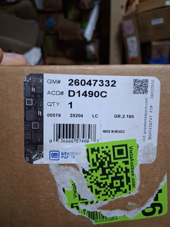 Interruptor de encendido original ACDelco D1490C GM 26047332 Foto 1 de 4