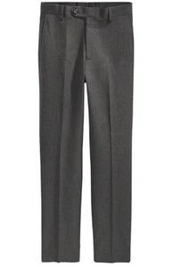 Lauren Ralph Lauren Big Boys Solid Grey Suiting Pants 10R/25"W Medium Grey New - Picture 1 of 2