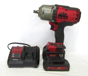 Mac Tools BWP152 20V 3-Speed 1/2" Cordless Impact Wrench w/ Charger, 2 Batteries - Picture 1 of 15