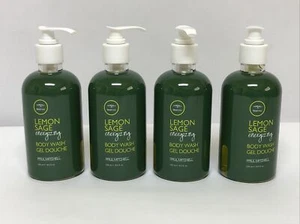 Lot Of (4) Paul Mitchell Tea Tree Lemon Sage Energizing Body Wash Gel 8.5 oz - Picture 1 of 3