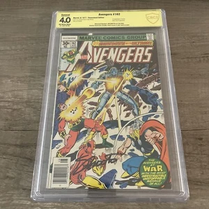 Avengers #162 CBCS 1a Aparición de Yocasta 1977 Ultron Firmado Jim Shooter - Imagen 1 de 3
