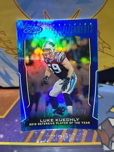 Luke Kuechly 2017 Realizzazioni Certificate CA-LK Panthers /50 Blu Raro Dpoy π₯ - Foto 1 di 4